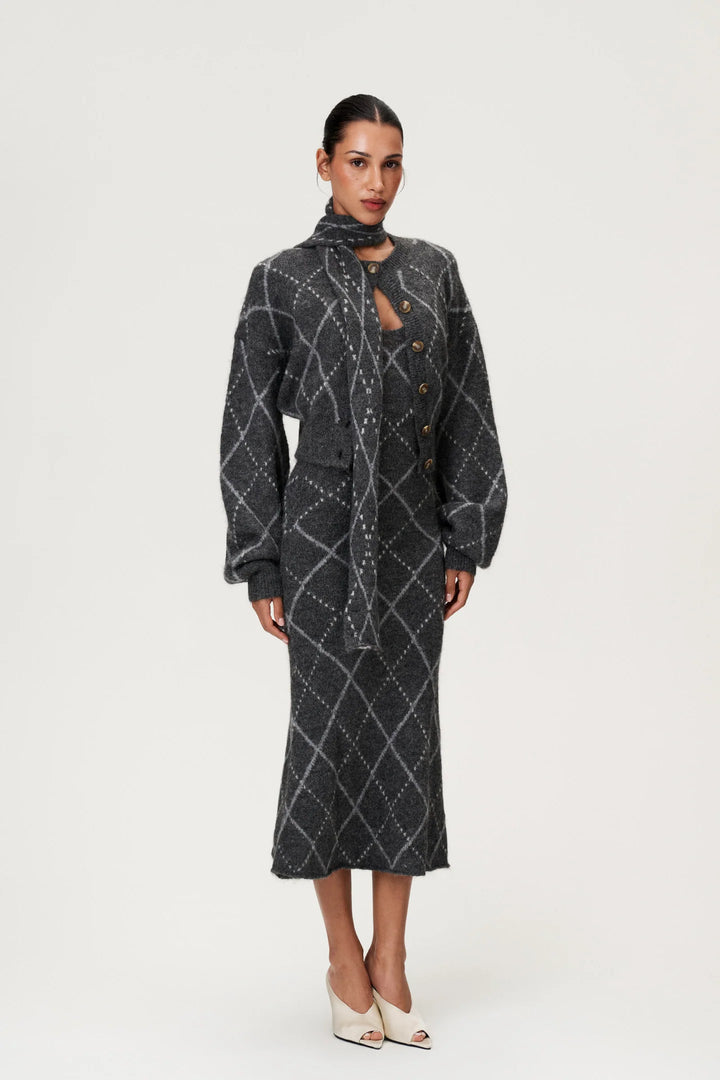 Merano Dress Dark Grey