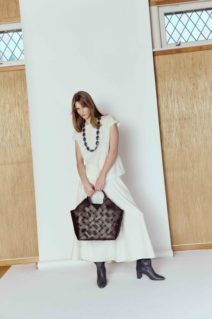Misu Large Shoulder Bag Fudge
