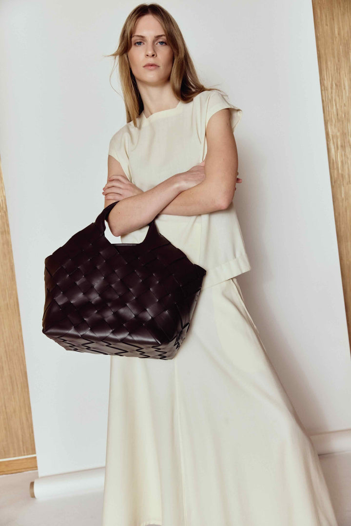 Misu Large Shoulder Bag Fudge