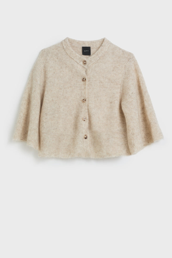 Nolita Mohair Cardigan Wheat