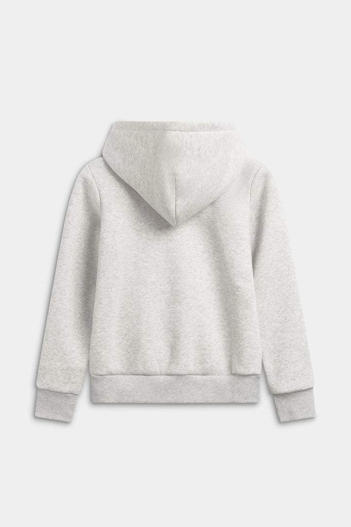 Cosmo Zip Hoodie Grey Melange