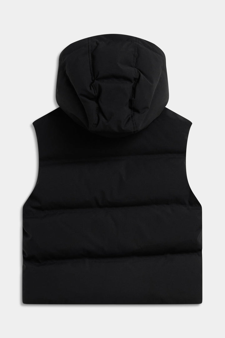 Aurora Puﬀer Vest Mineral Black
