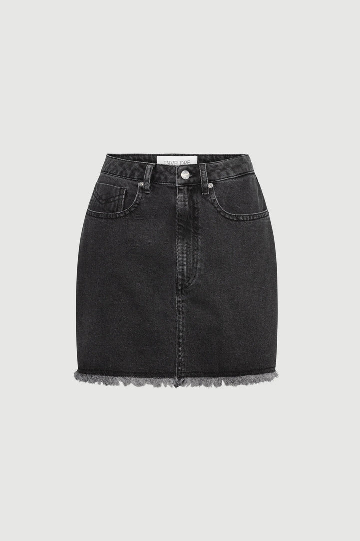 Parton Skirt Washed Black