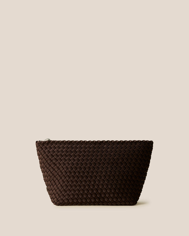 Portofino Large Cosmetic Case Chocolate