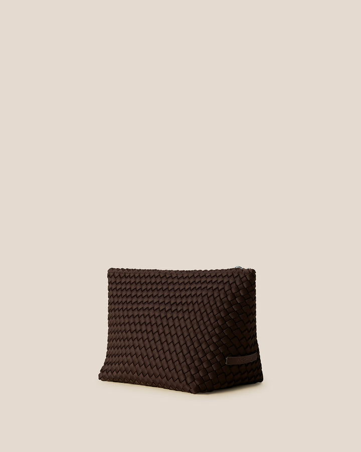 Portofino Large Cosmetic Case Chocolate