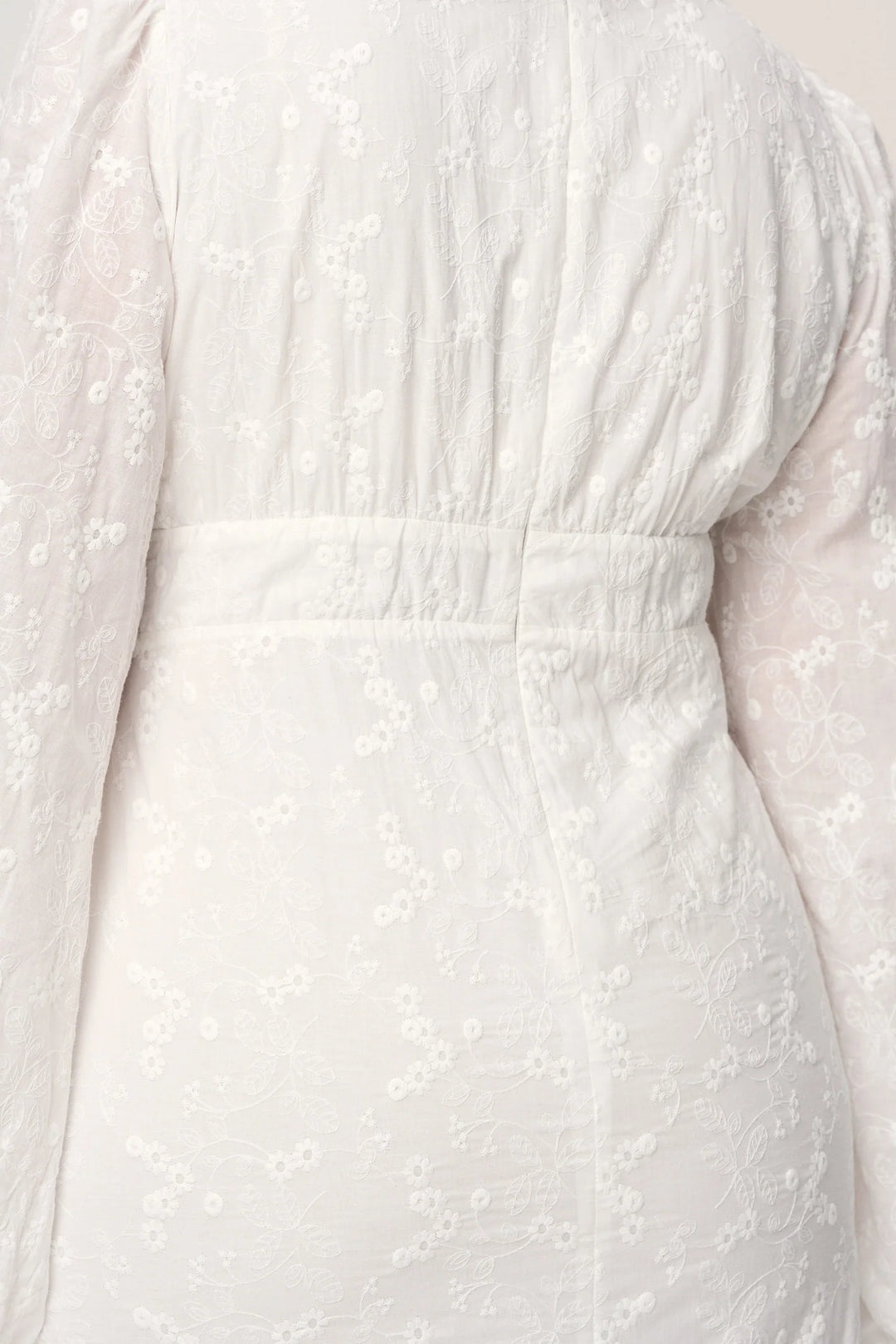 Positano Dress White Embroidery