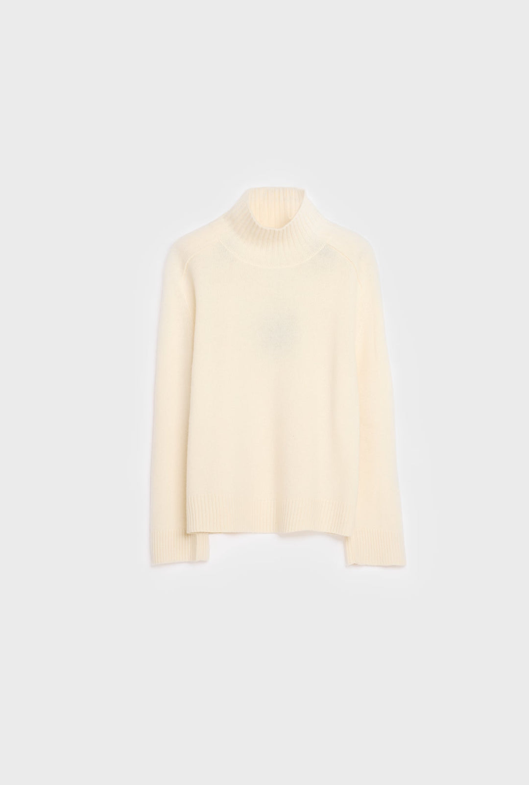 Rico Cashmere Turtleneck Eggshell