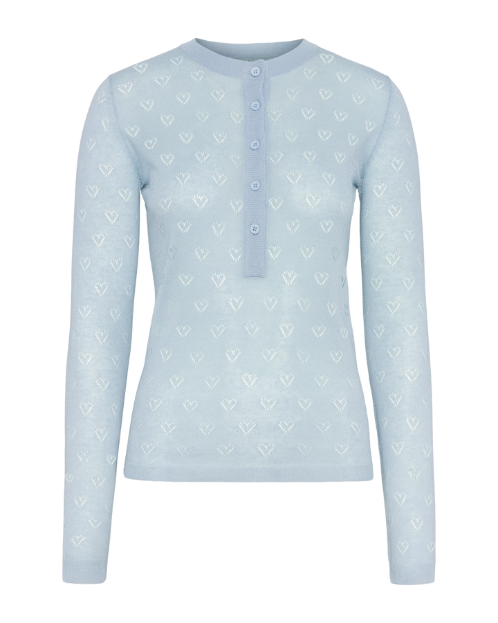 Cove Pointelle Light Blue