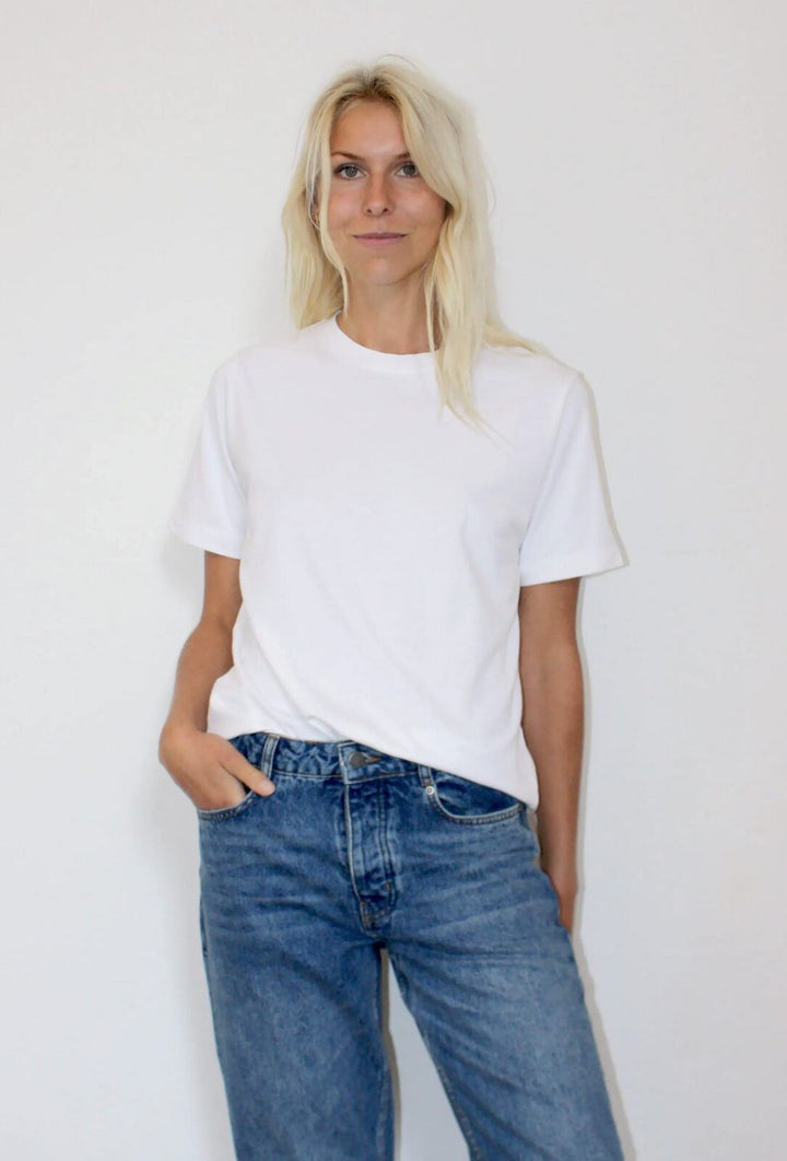 Sam O-Neck Tee White