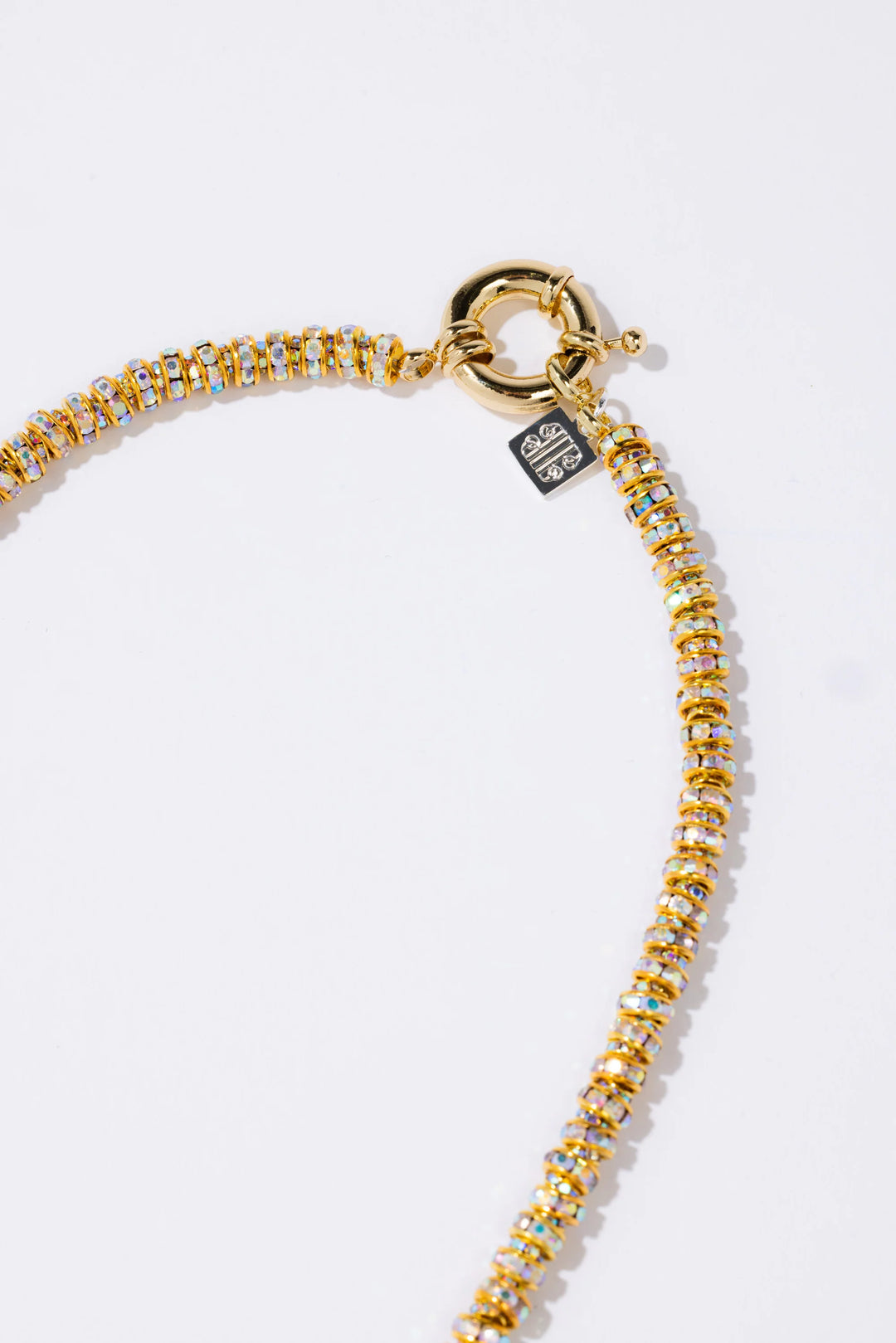 Skinny Diamond Necklace Gold