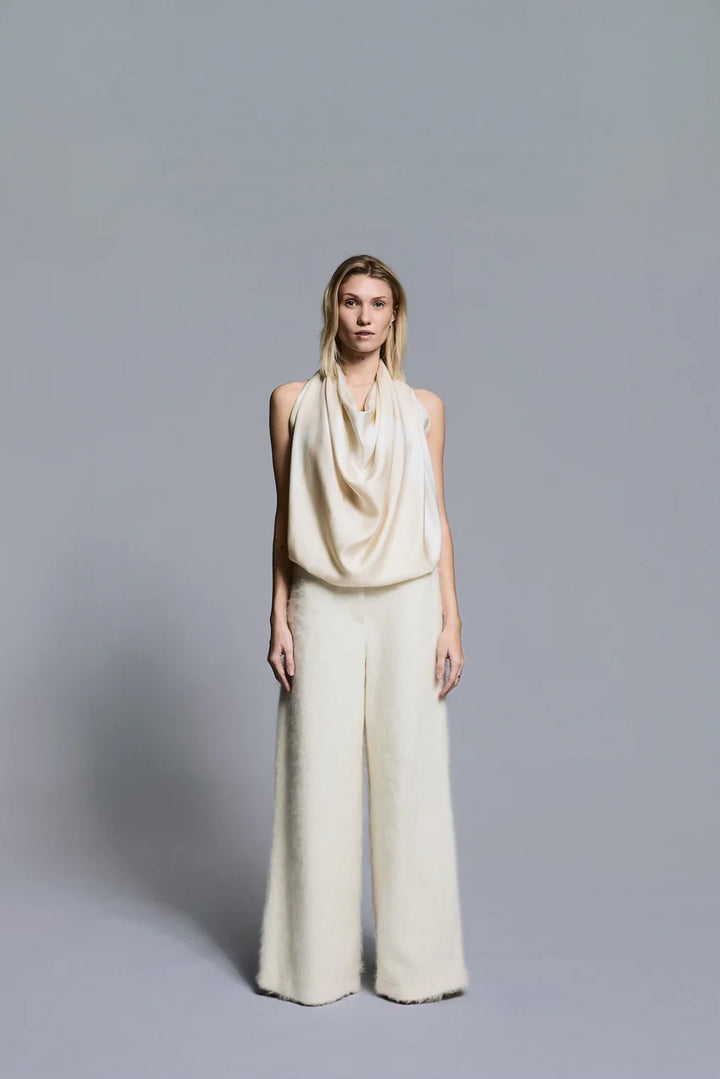 Square Scarf Cream/Light Beige
