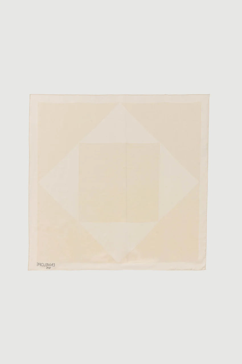 Square Scarf Cream/Light Beige