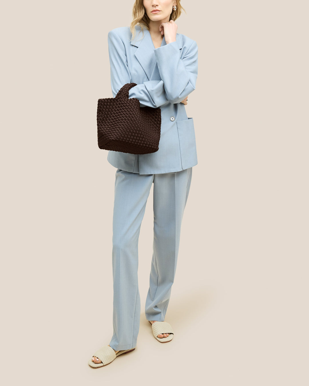 St Barths Small Tote Chocolate