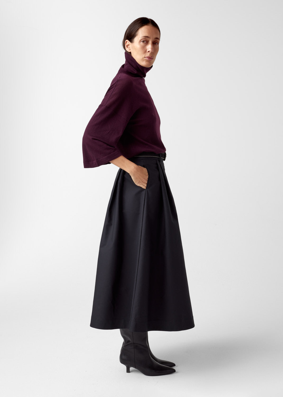 Tia Merino Knit Burgundy