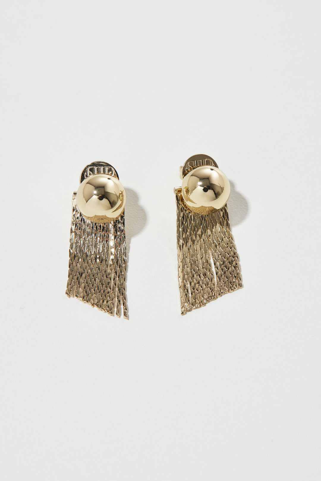 Tiny Medusa Studs Gold