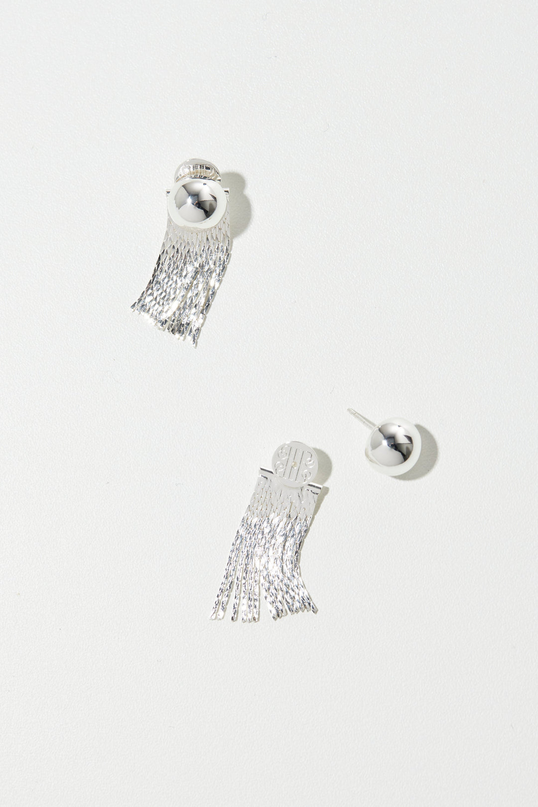 Tiny Medusa Studs Silver