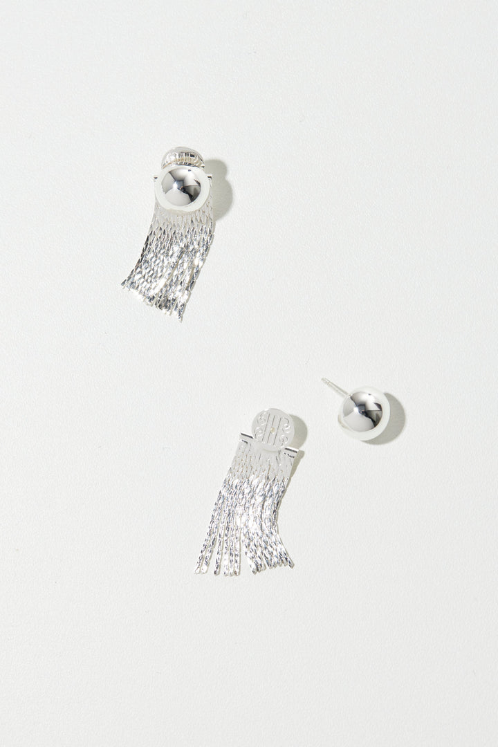 Tiny Medusa Studs Silver