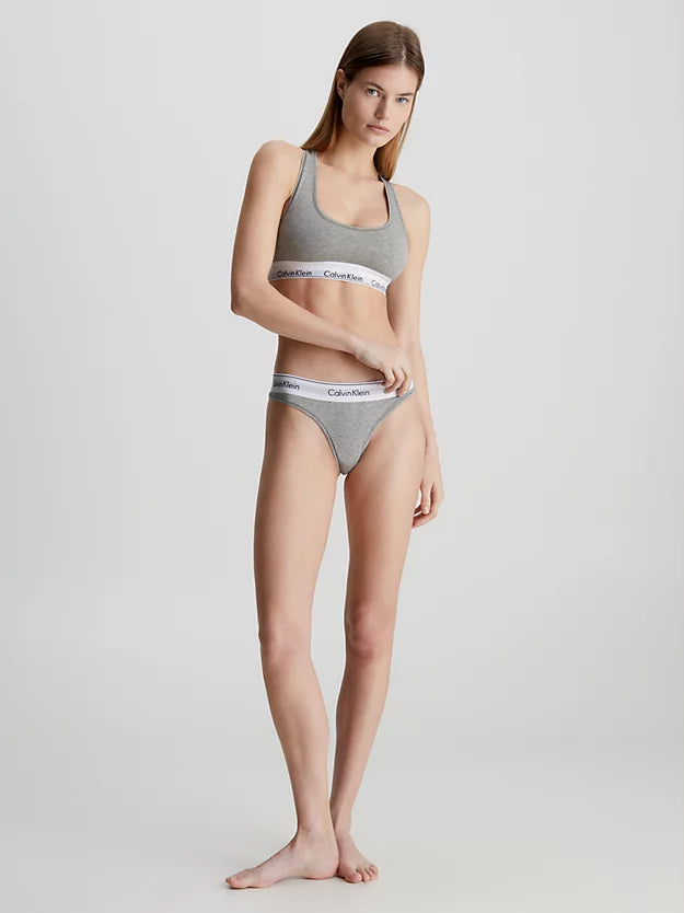 Unlined Bralette Grey Heather