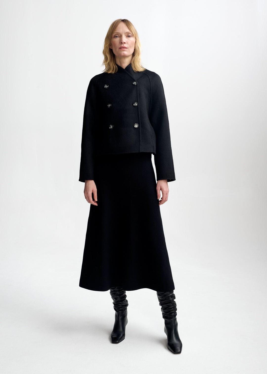 Valeria Merino Skirt Black