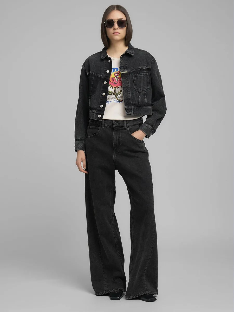 Narja Pants Washed Black