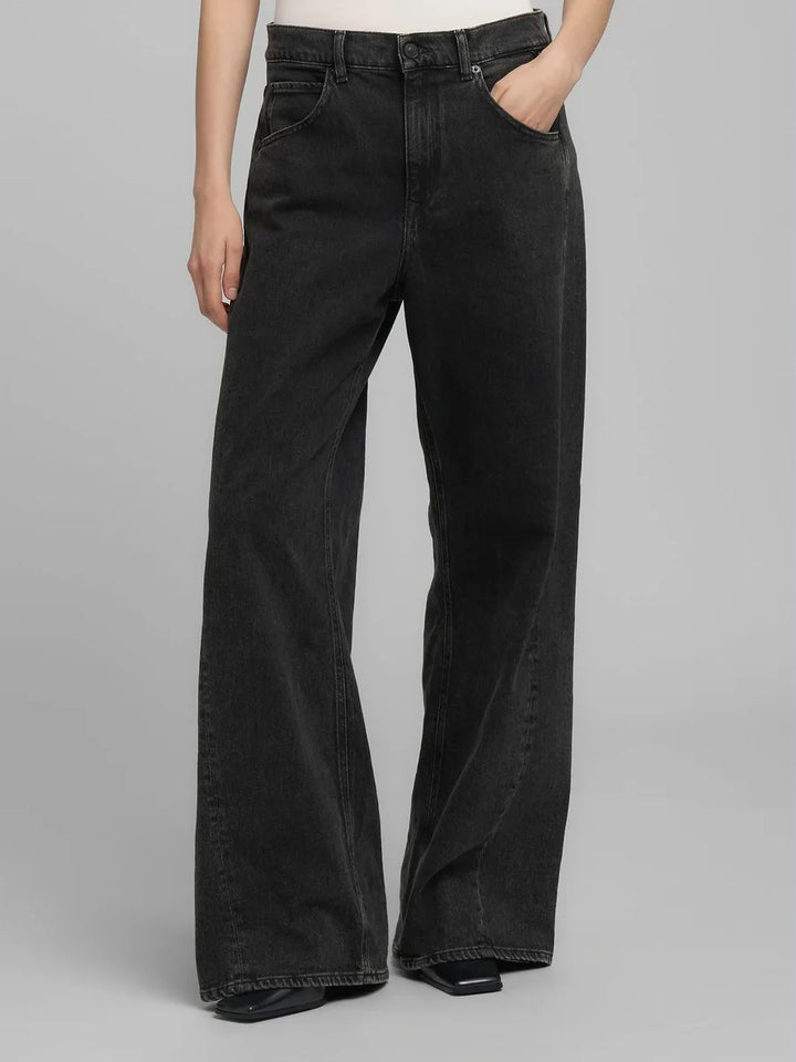Narja Pants Washed Black