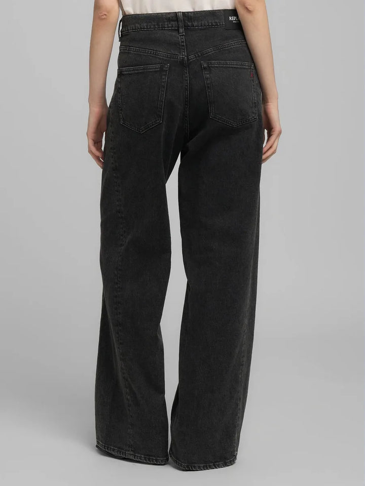 Narja Pants Washed Black