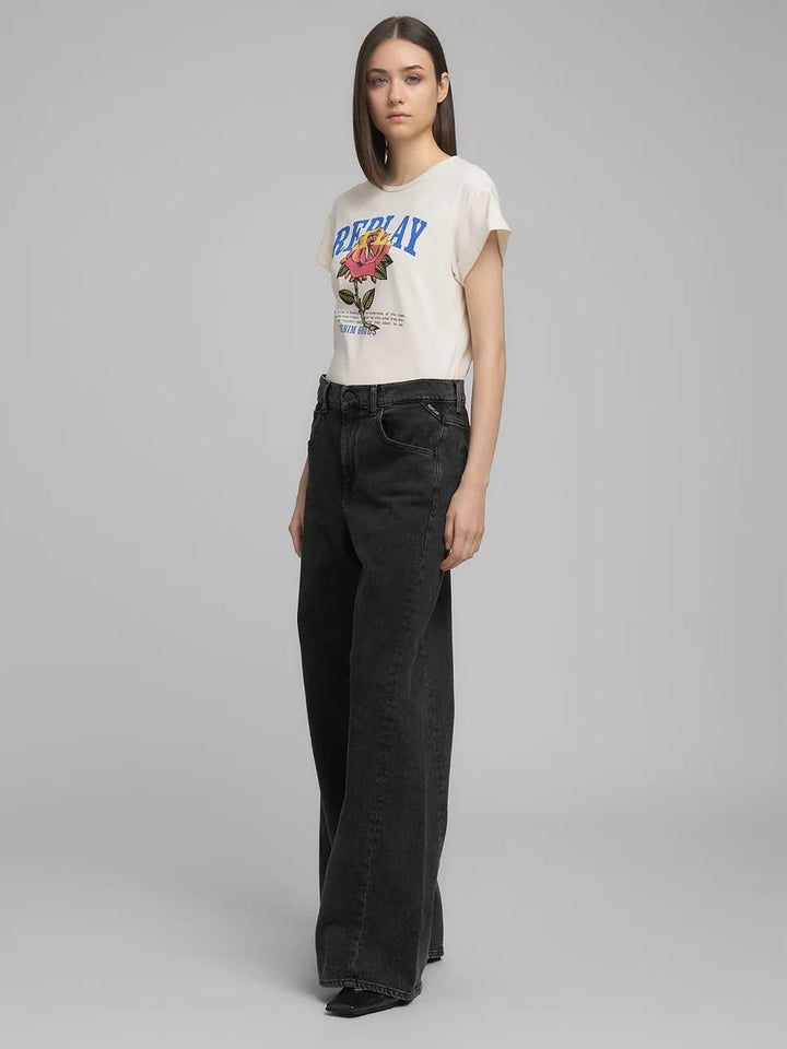 Narja Pants Washed Black