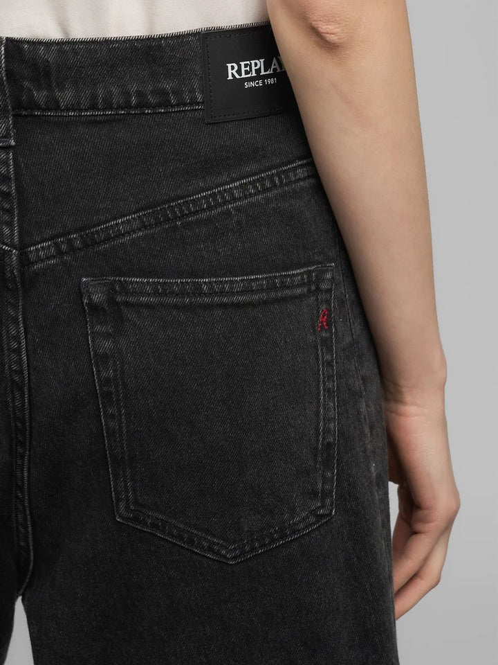 Narja Pants Washed Black