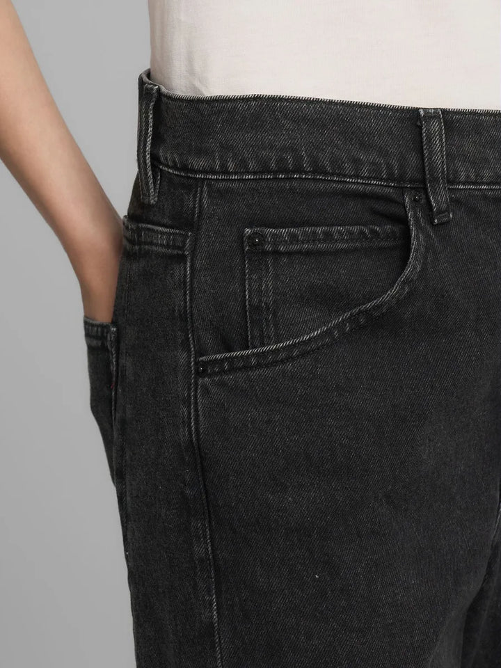 Narja Pants Washed Black