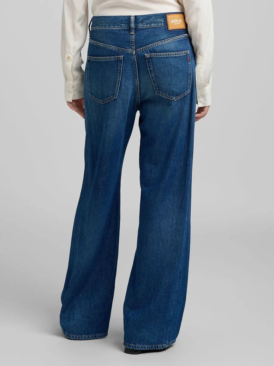 Narja Pants Mid Blue