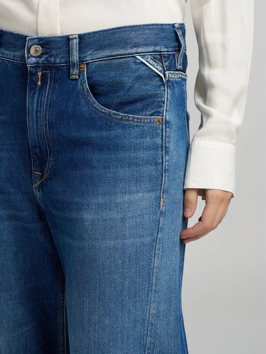 Narja Pants Mid Blue