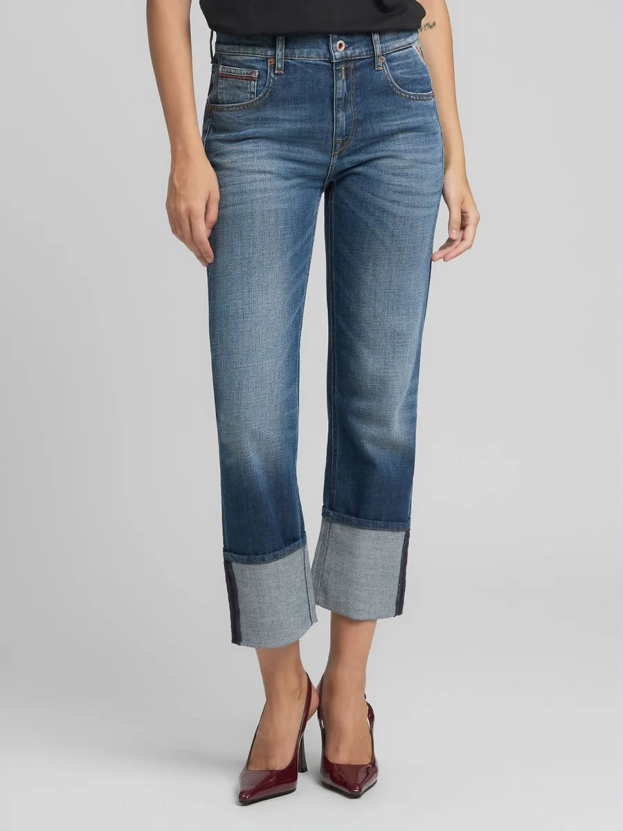 Akeme Pants Mid Blue