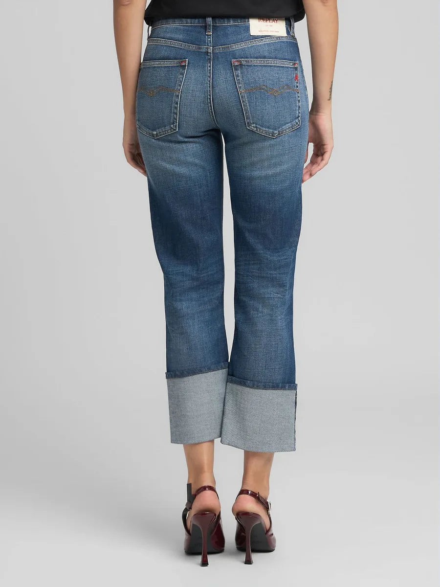 Akeme Pants Mid Blue
