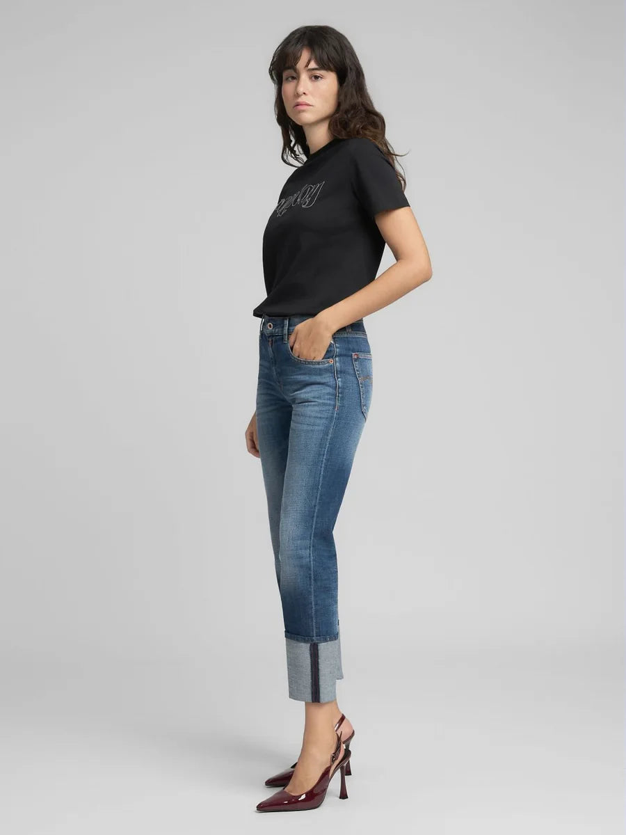 Akeme Pants Mid Blue
