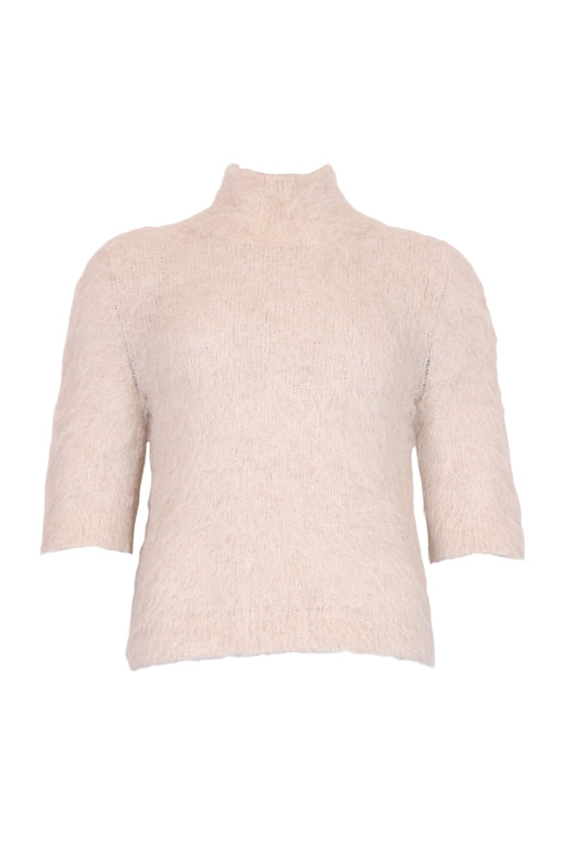 Hairy Knit Turtleneck Soft