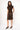 Raza Draped Jersey Top Mocha