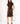 Raza Draped Jersey Top Mocha