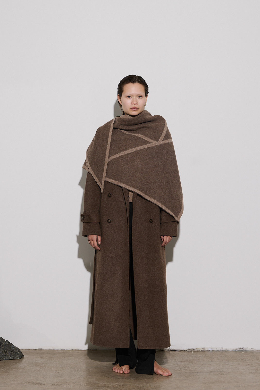 Triangle Scarf Tobacco/Cacao
