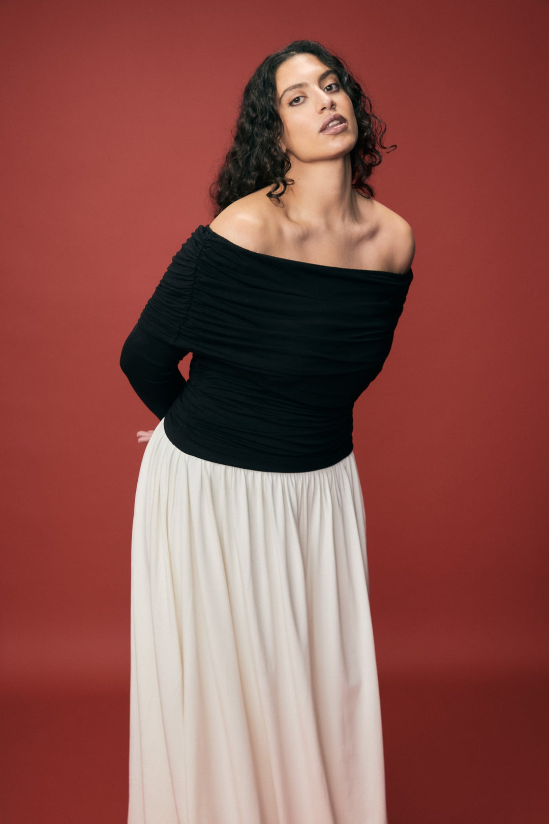 Plum Top Black