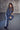 Baggy Pin Stripe Track Pants Navy