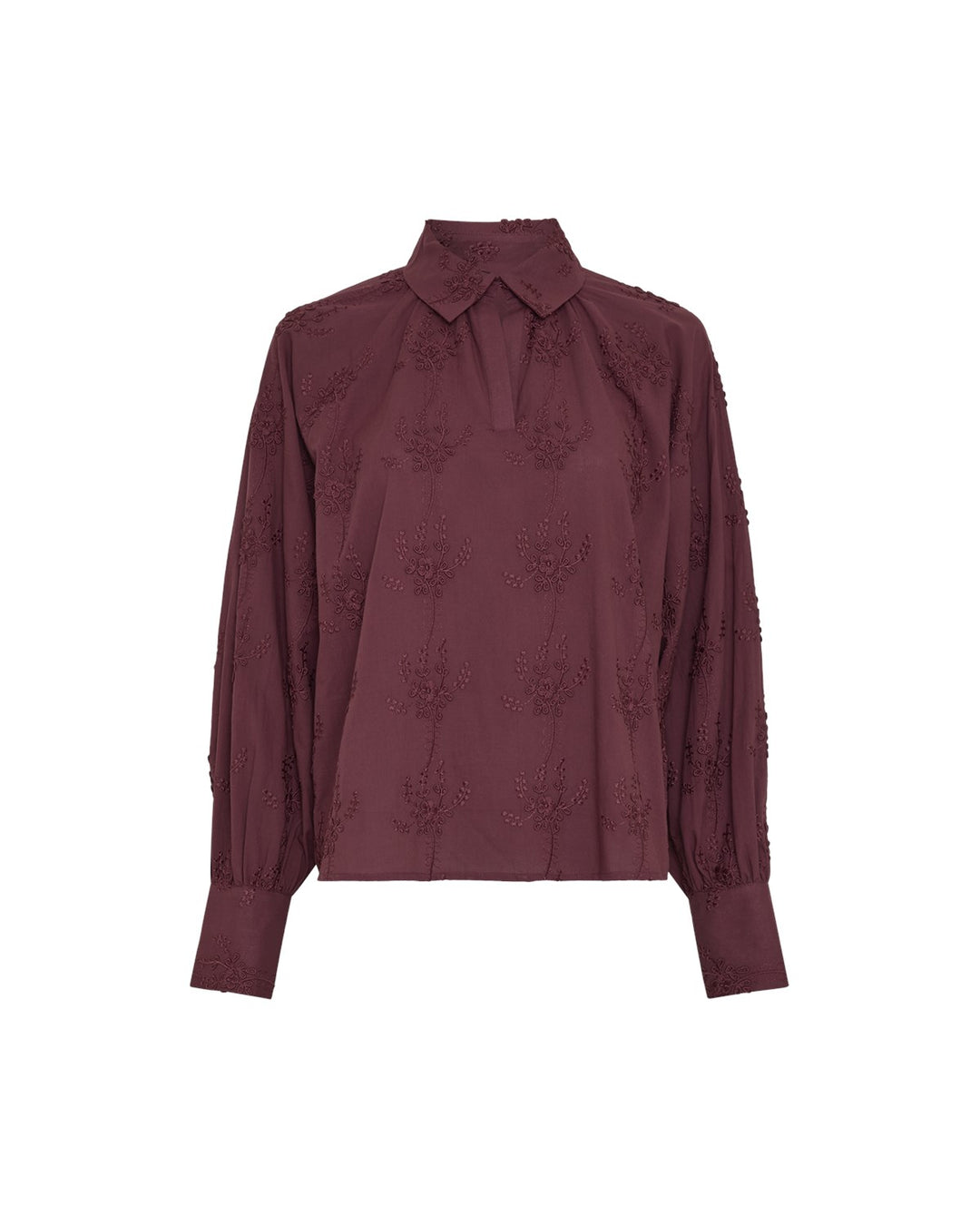 Camilla Top EMB Choco Truffle