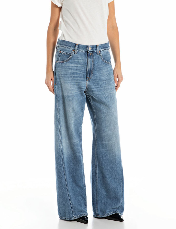Narja Pants Mid Blue