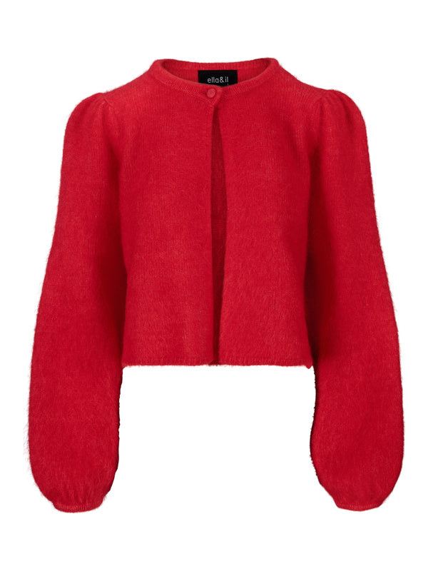 Amelia Chunky Cardigan Bright Red