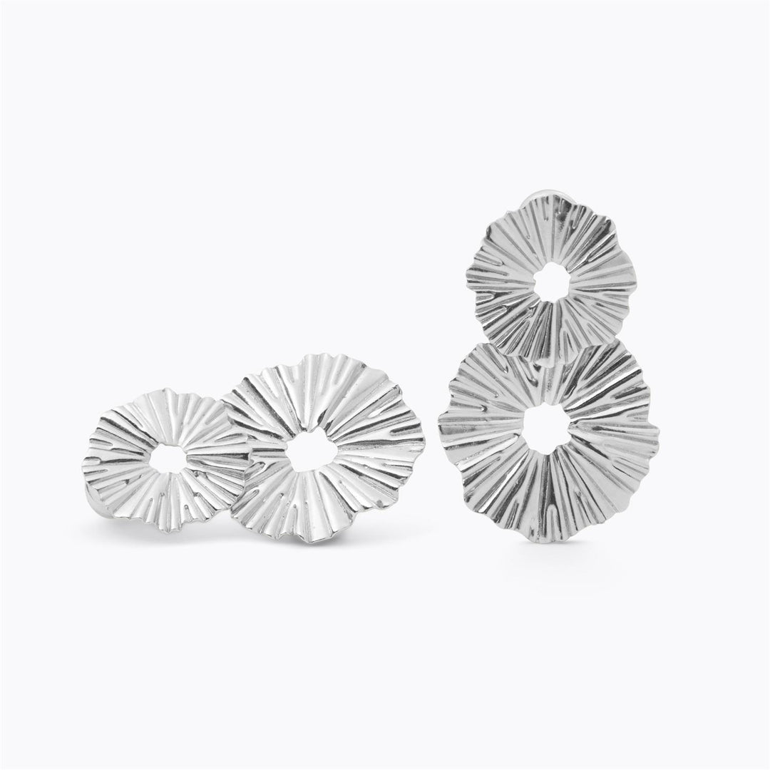 Vassia Earrings Rhodium