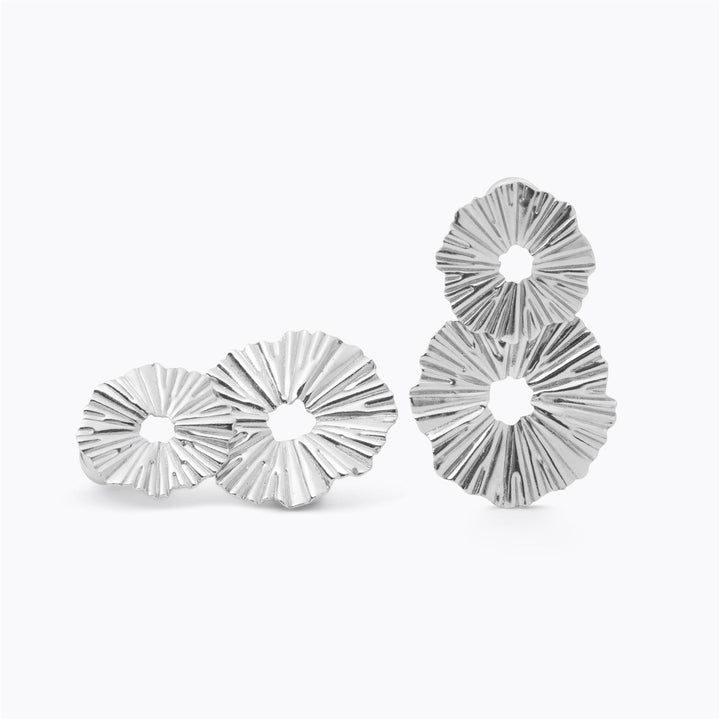 Vassia Earrings Rhodium