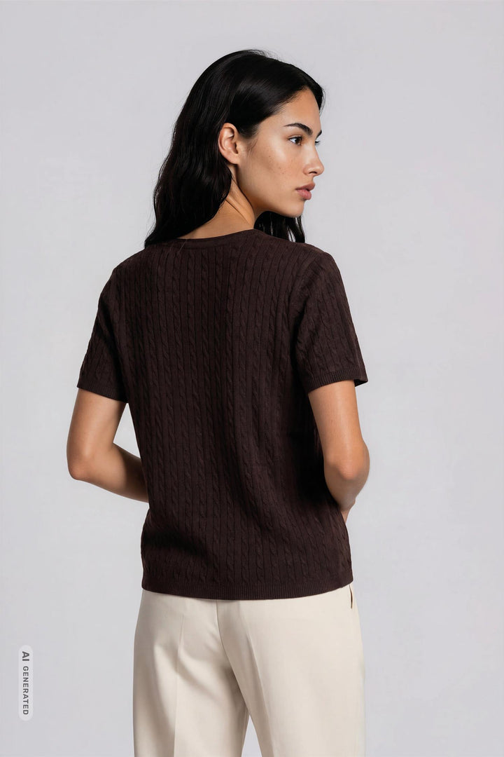 Anemone Glenda Knit Chocolate Brown