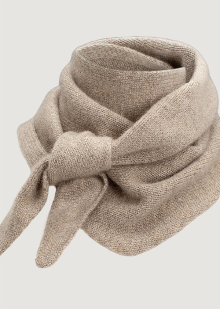 Juliet Cashmere Scarf Dark Beige