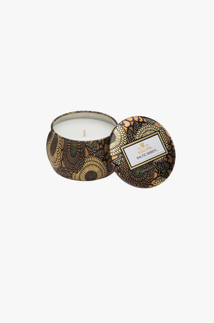 Mini Tin Candle 25t Baltic Amber