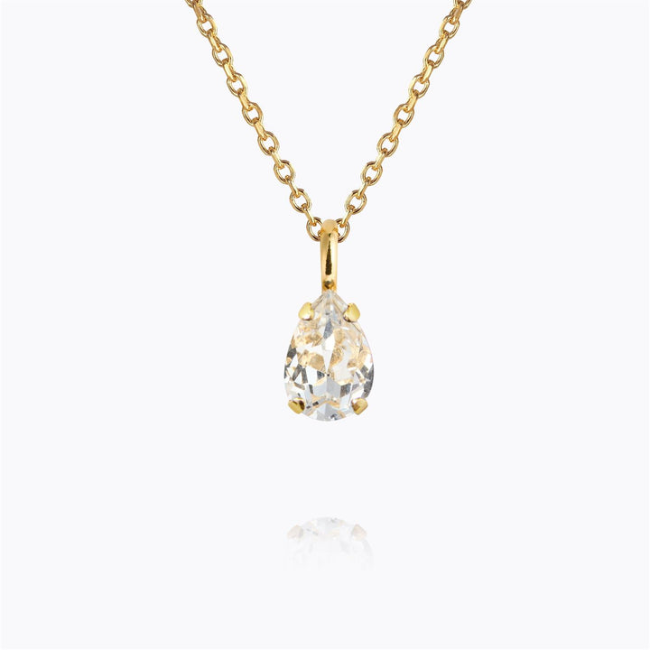 Amelia Necklace Gold Crystal