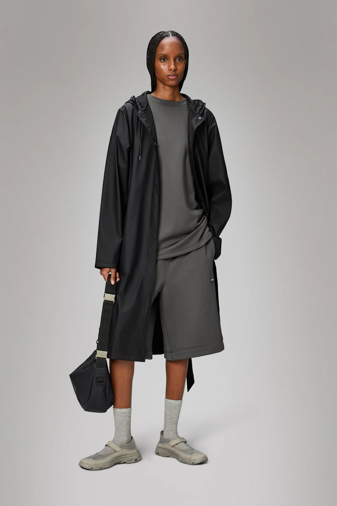 A-Line Longer W Jacket W3 Black